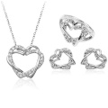 Single Diamond Jewelry Set 925 Silver Jewelry Wholesales